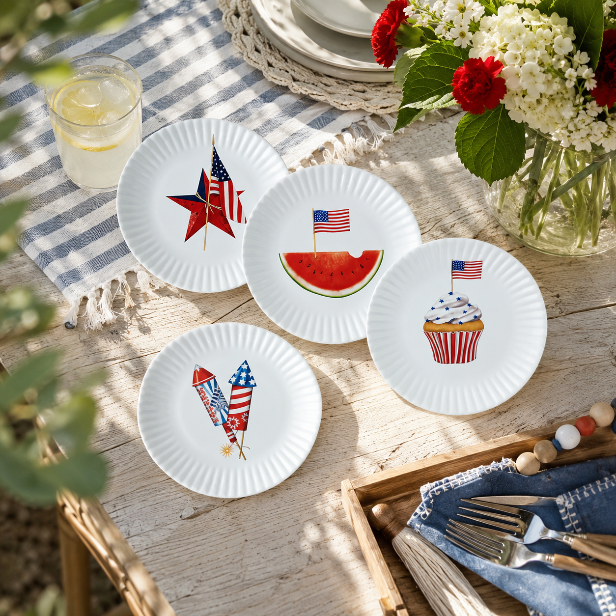 American Holiday "Paper" Plate
