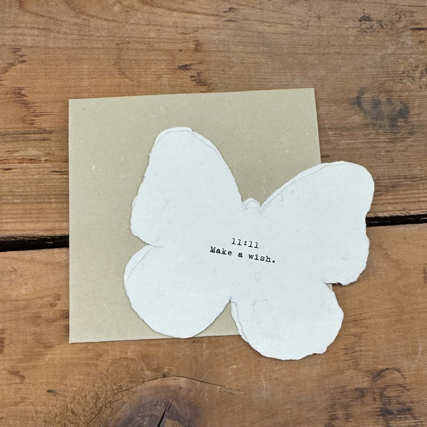 Butterfly Shaped Card