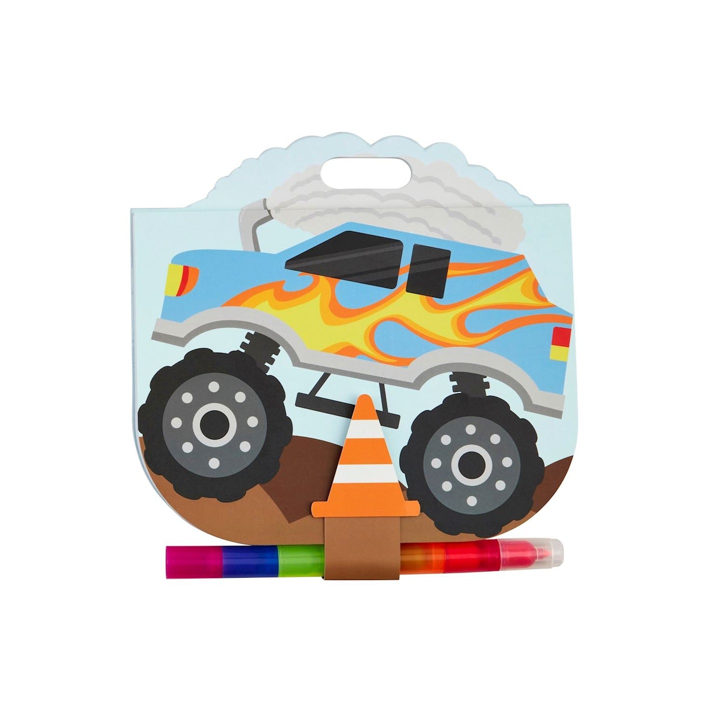 Dino & Monster Truck Sketch Pad & Marker Set