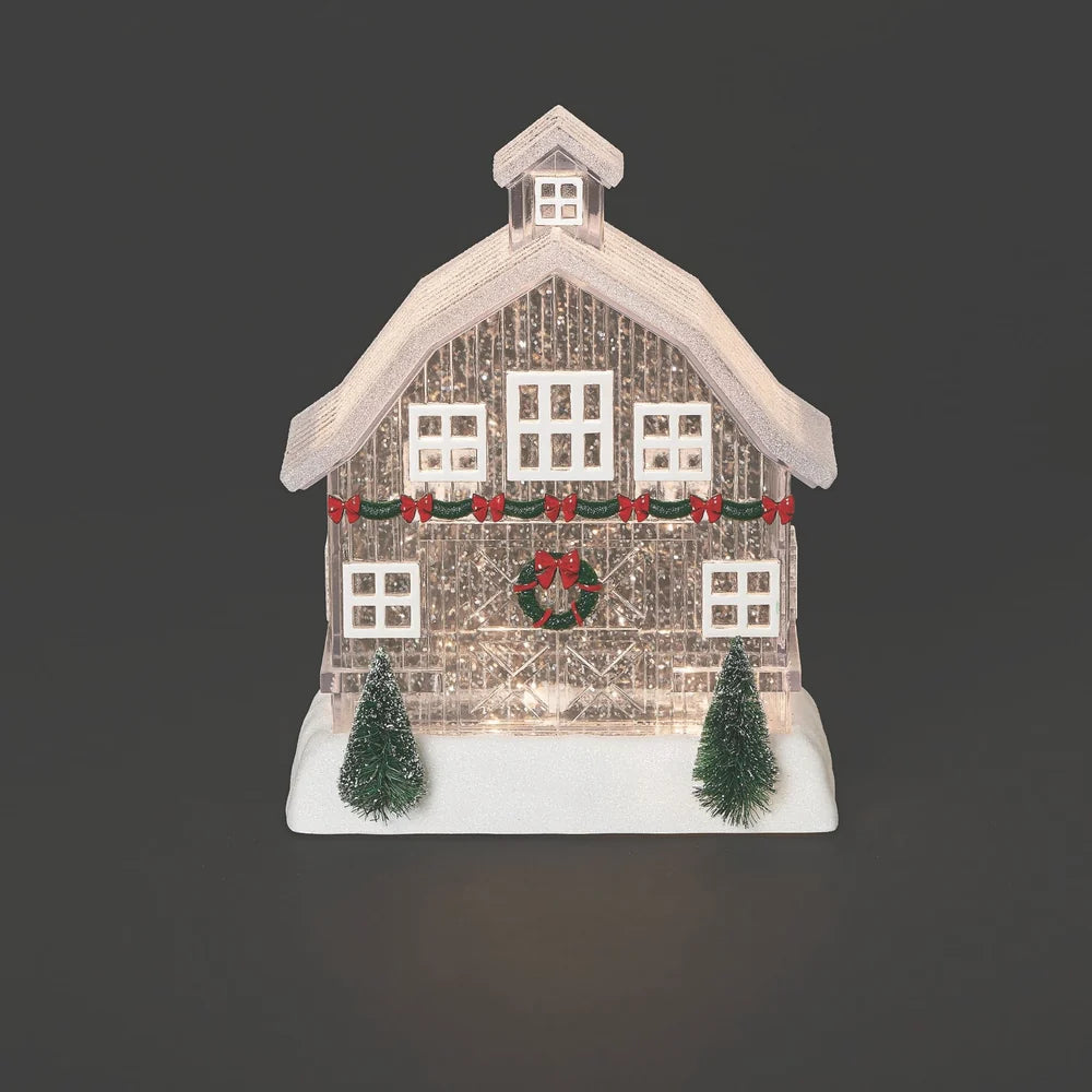 Confetti Lites Lighted Swirl Clear Barn