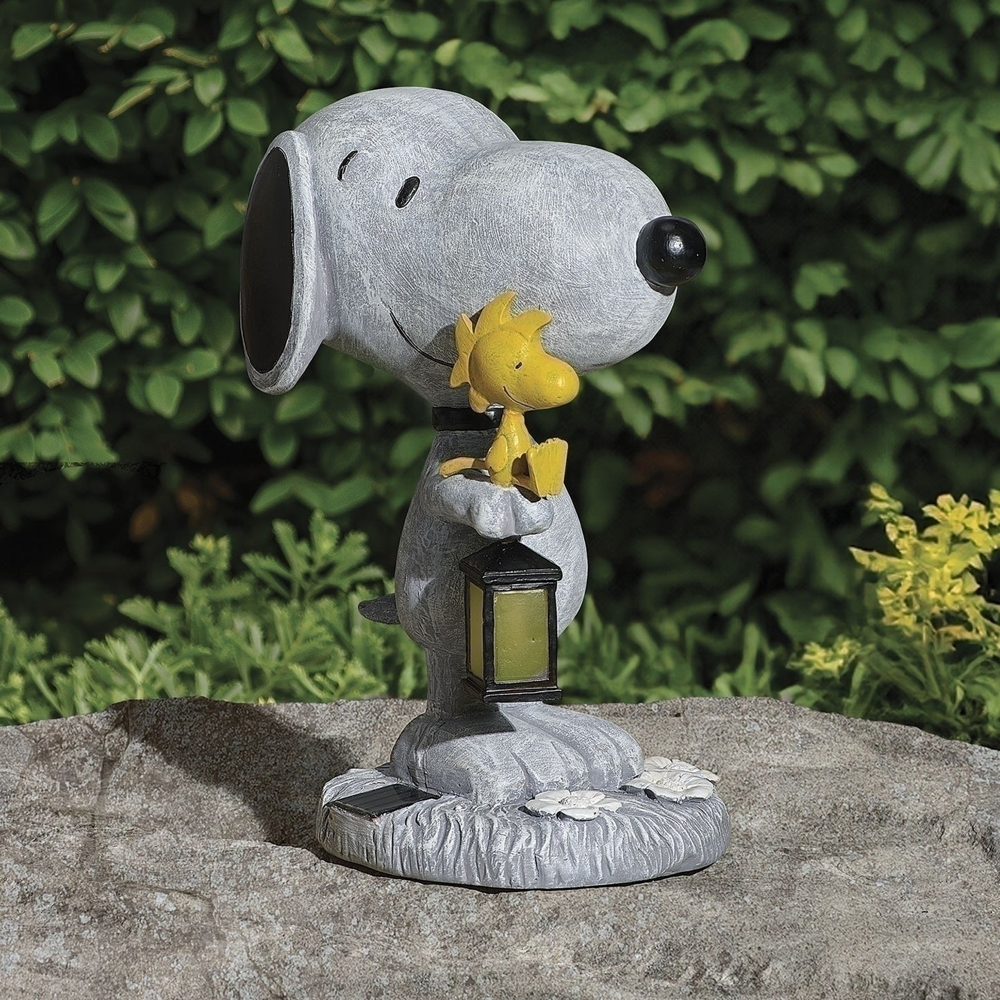 LED Solar Snoopy Garden Statue