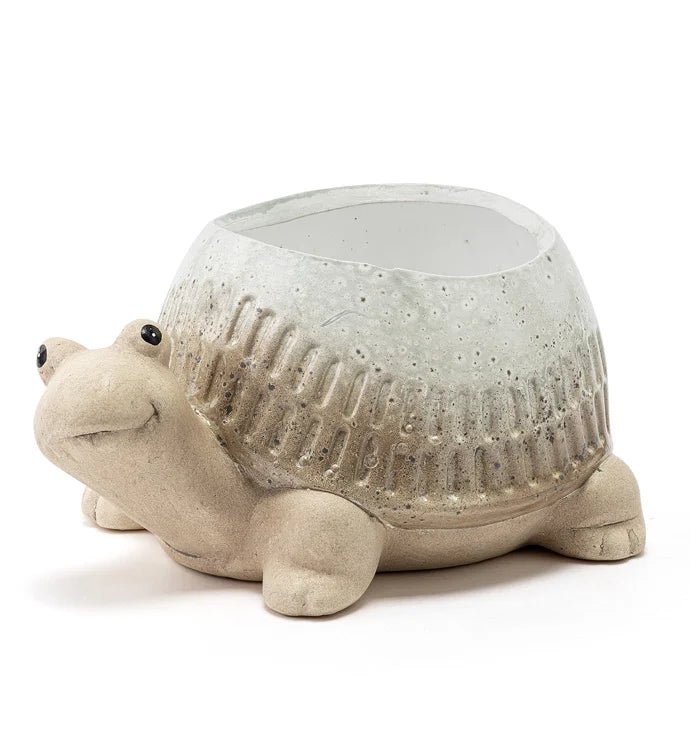 Ribbed Turtle Planter