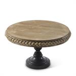 Bead Trim Round Wooden Riser