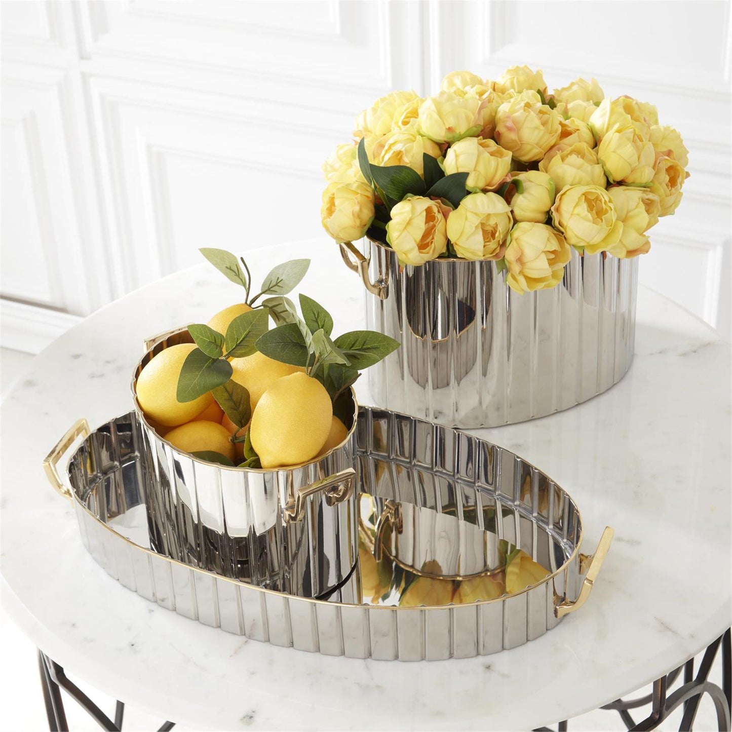 Real Touch Peony Bundle in Yellow