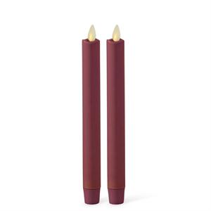 2 Pack Red Luminara Taper Candle