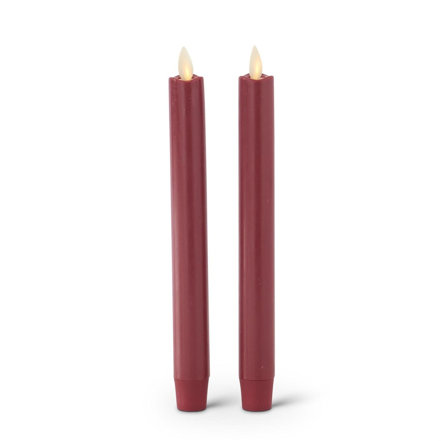 2 Pack Red Luminara Taper Candle