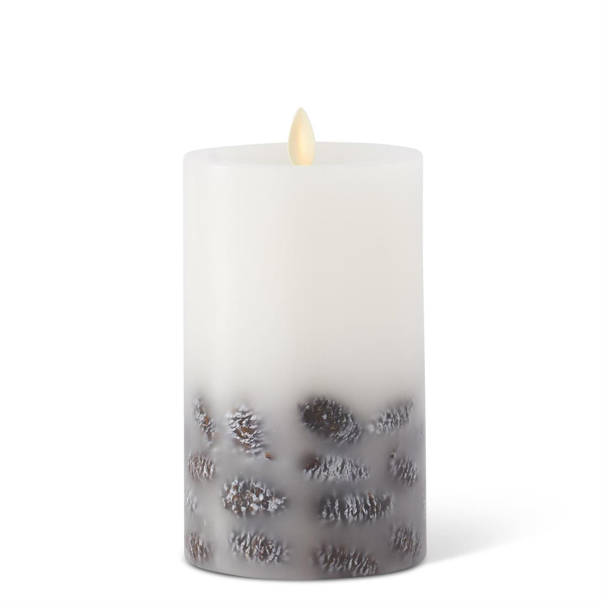 Pinecone Indoor Luminara Pillar Candle