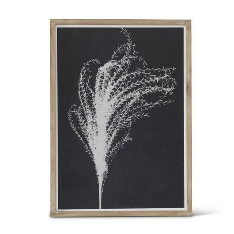 Black and White Botanical Art Print