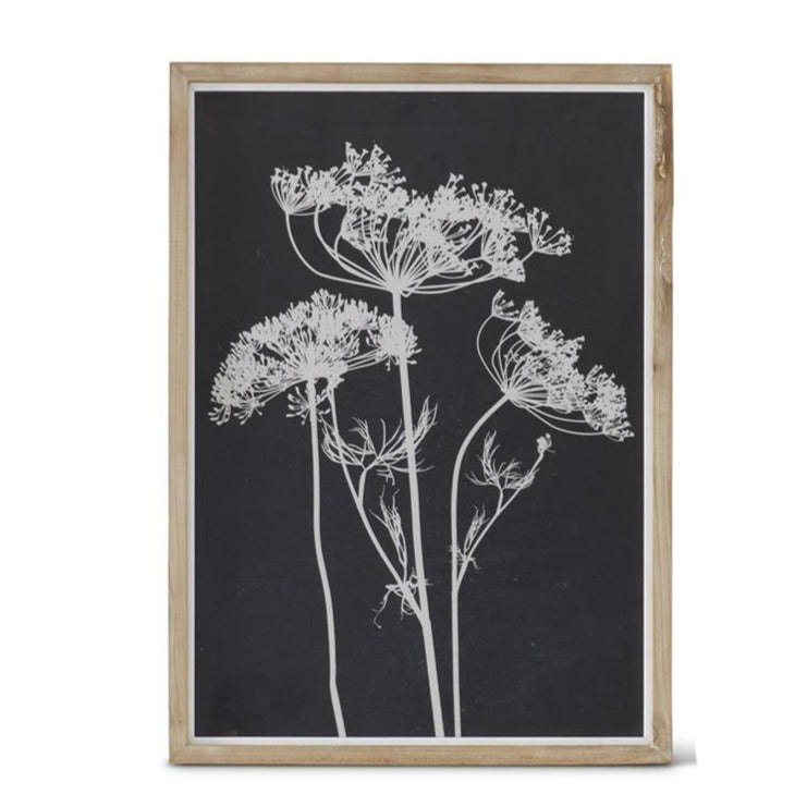 Black and White Botanical Art Print