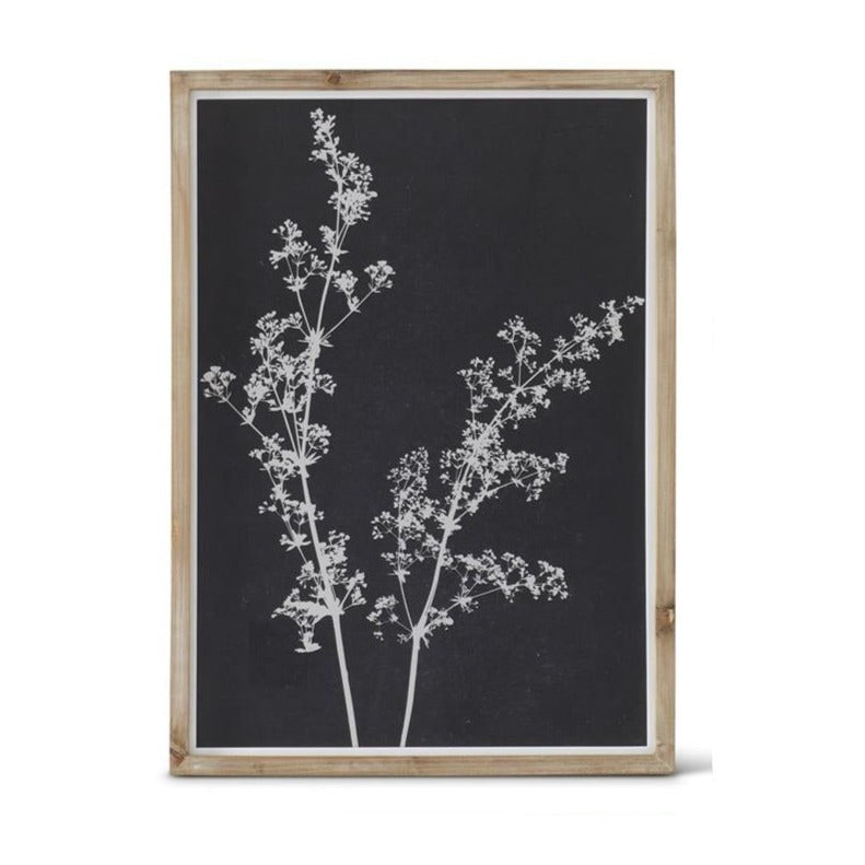 Black and White Botanical Art Print