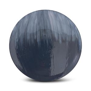 Blue Enameled Wall Tray Medallion