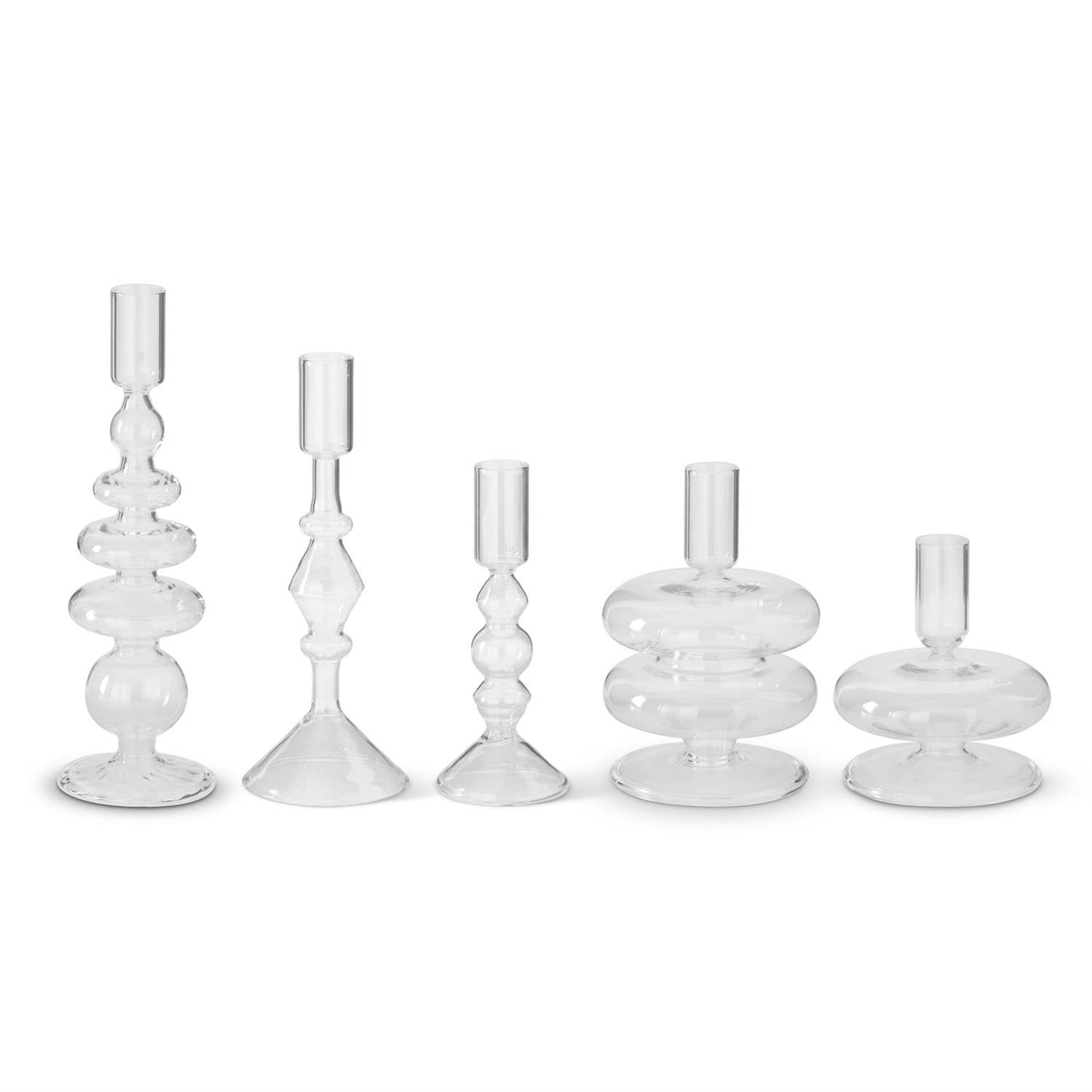 Handmade Glass Taper Candleholder