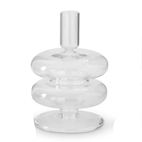 Handmade Glass Taper Candleholder