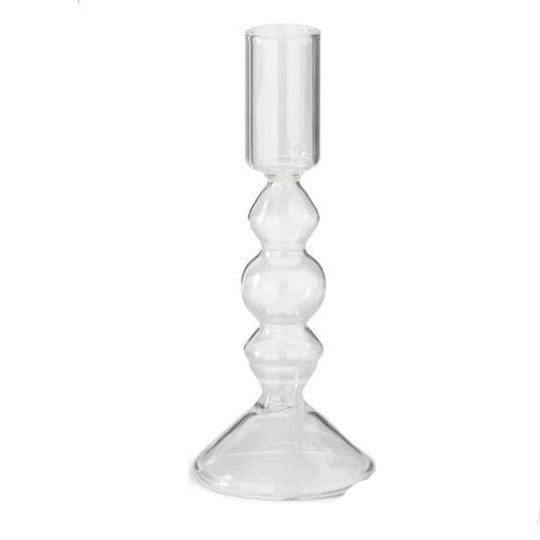Handmade Glass Taper Candleholder