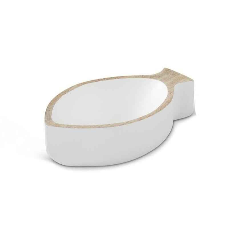 Carved Wood Fish Tray