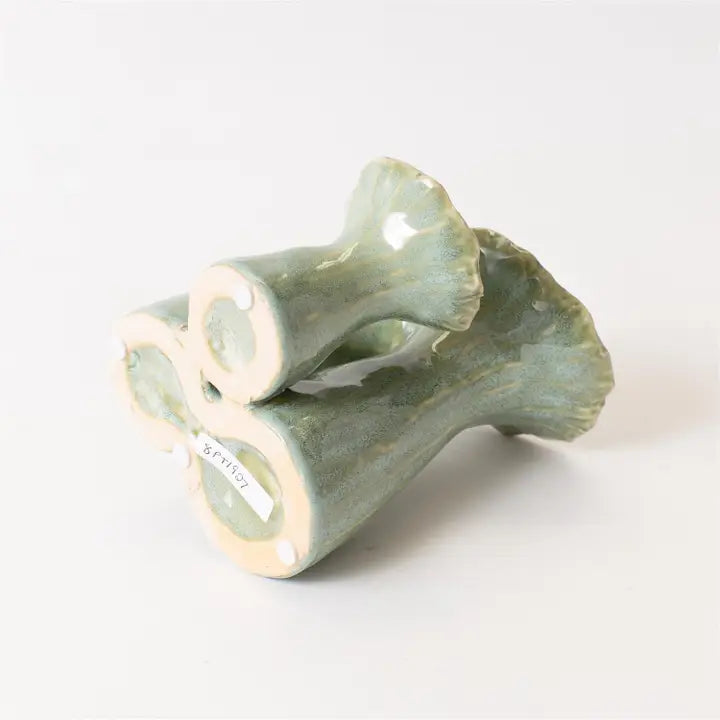Soft Green Anemones Vase
