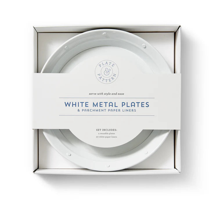 White Metal Plates