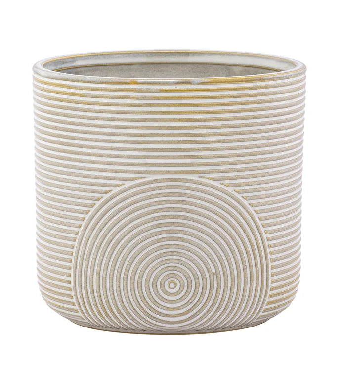 Lines/Circle Planter