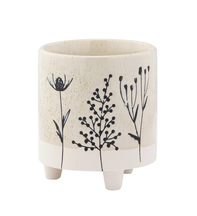 Berry Spray/Flower Footed Planter