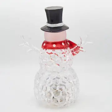Rotating Acrylic Snowman Lite