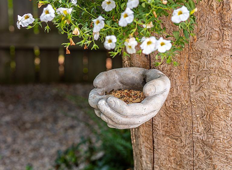 Cupping Hands Wall Planter