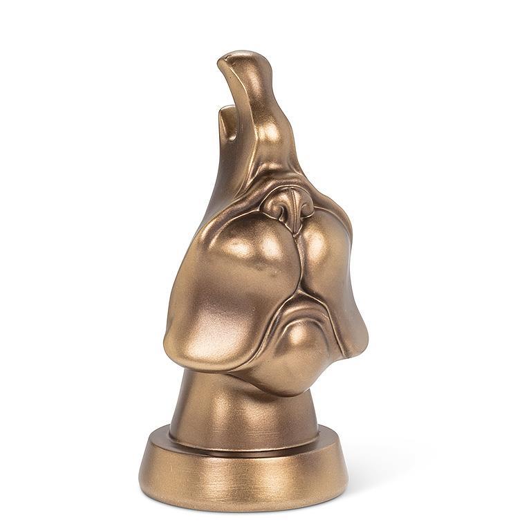 Face Bronze Eyeglasses Holder