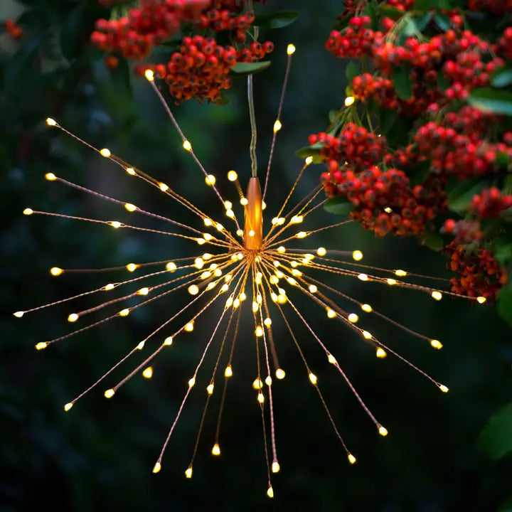 Copper Hanging Starburst - 15"