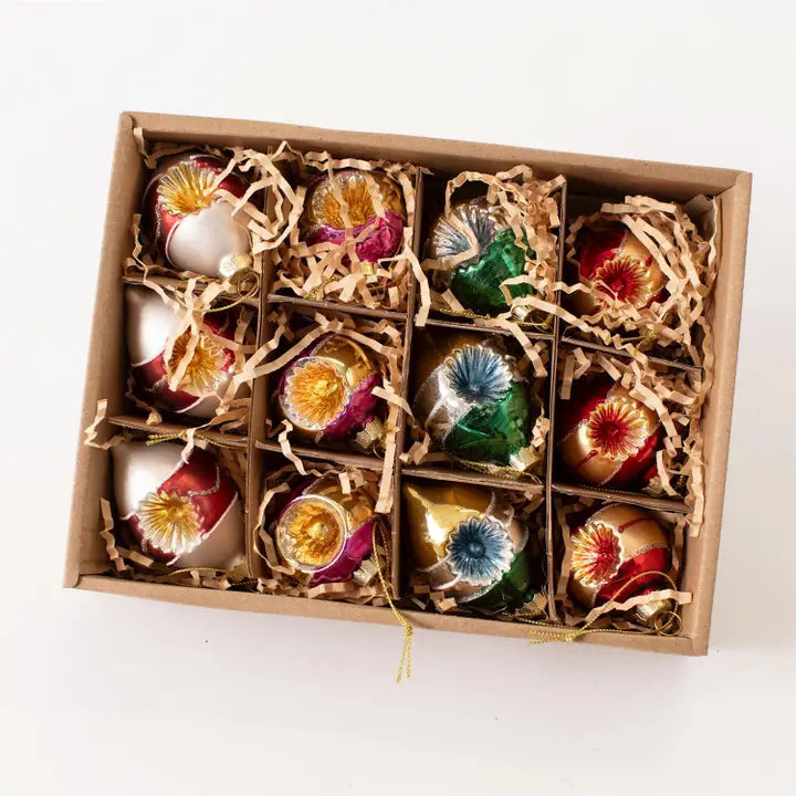 Mini Ornaments - Vintage Holiday (Set of 12)