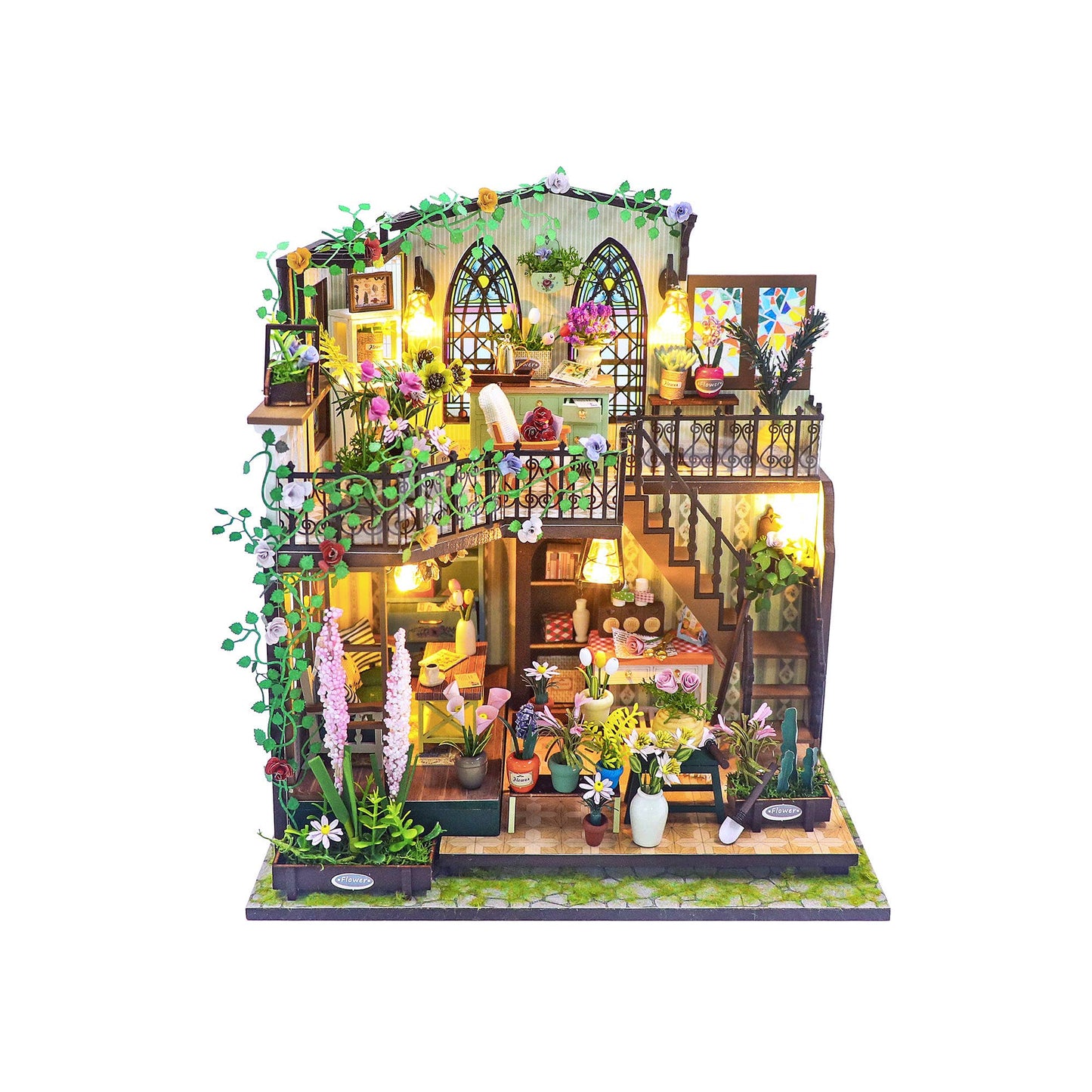 DIY Miniature House Kit: Garden Loft