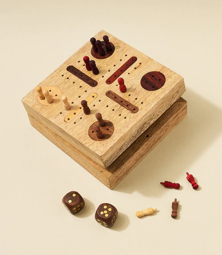 Pachisi Travel Game Set