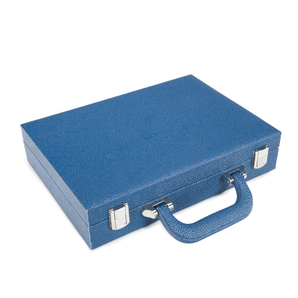 Mexican Train Dominoes Set (Blue)