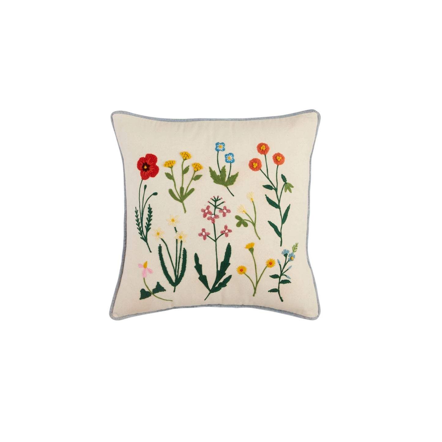 Botanic Stem Embroidery Pillow