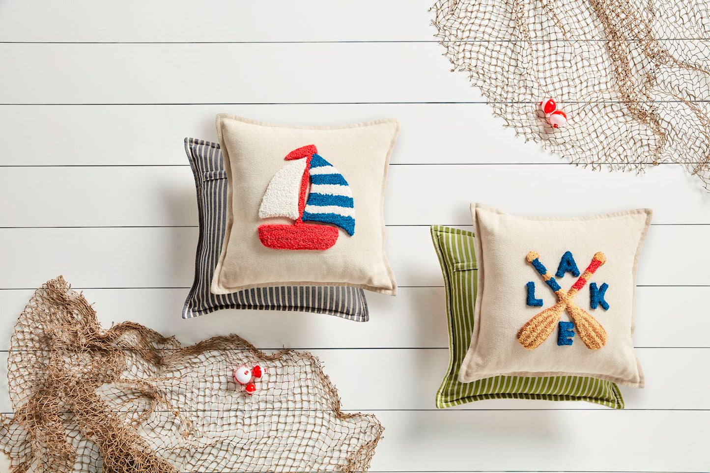 Lake Tufted Pillows