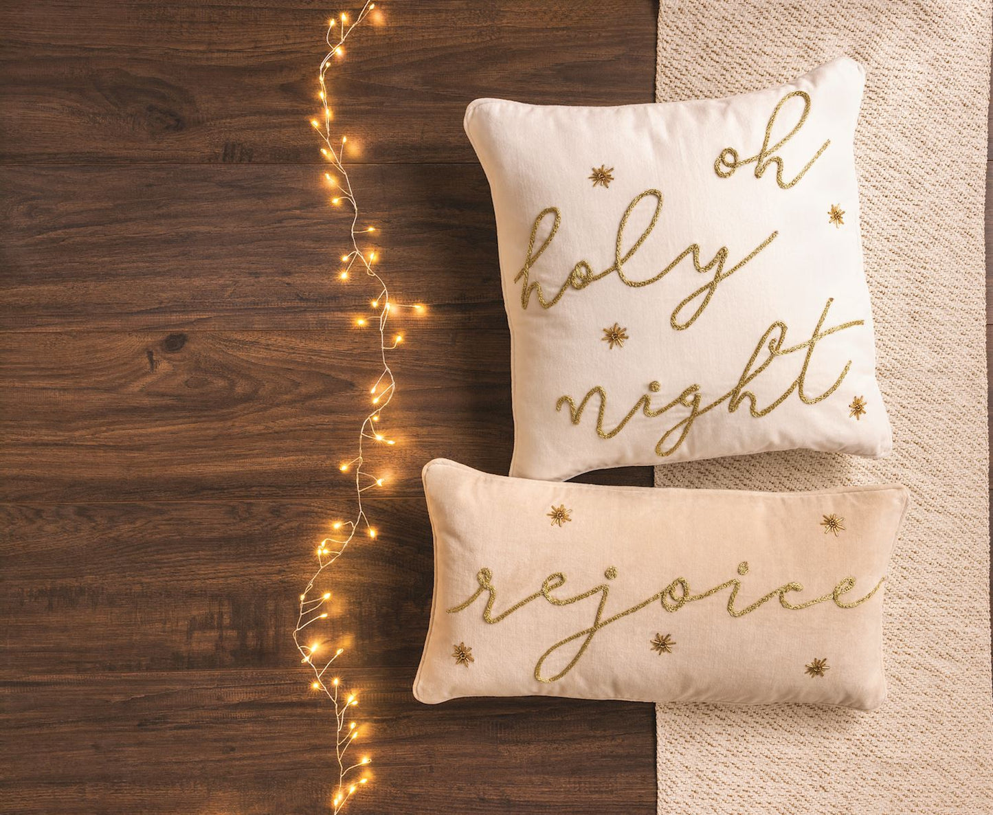 Gold Christmas Pillows