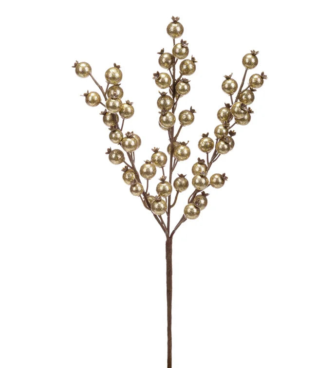 Metallic Champagne Berry Pick