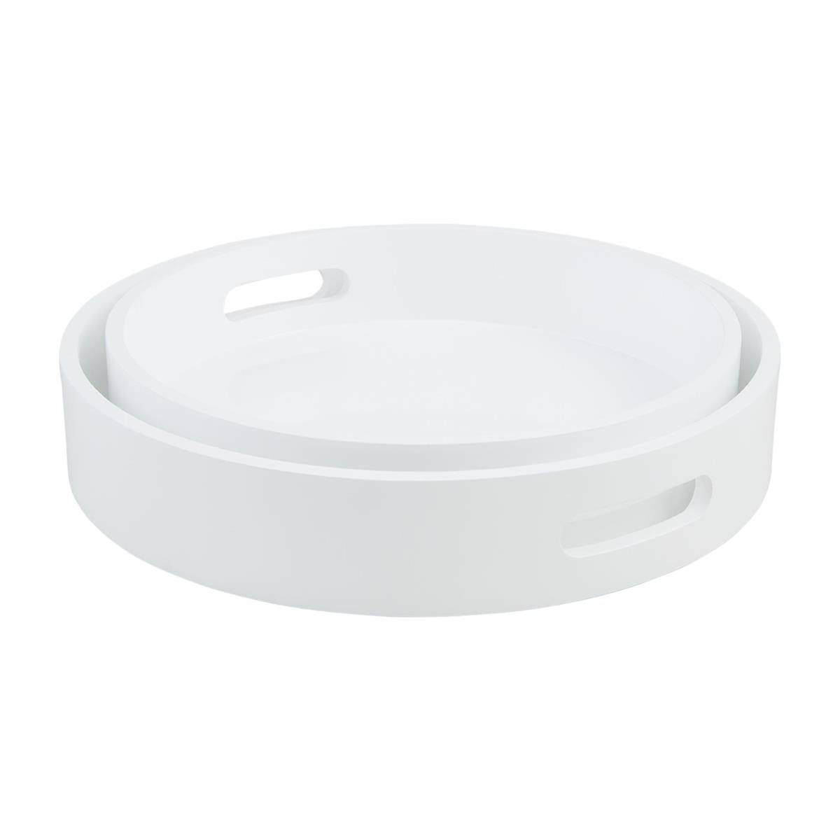 White Lacquer Tray