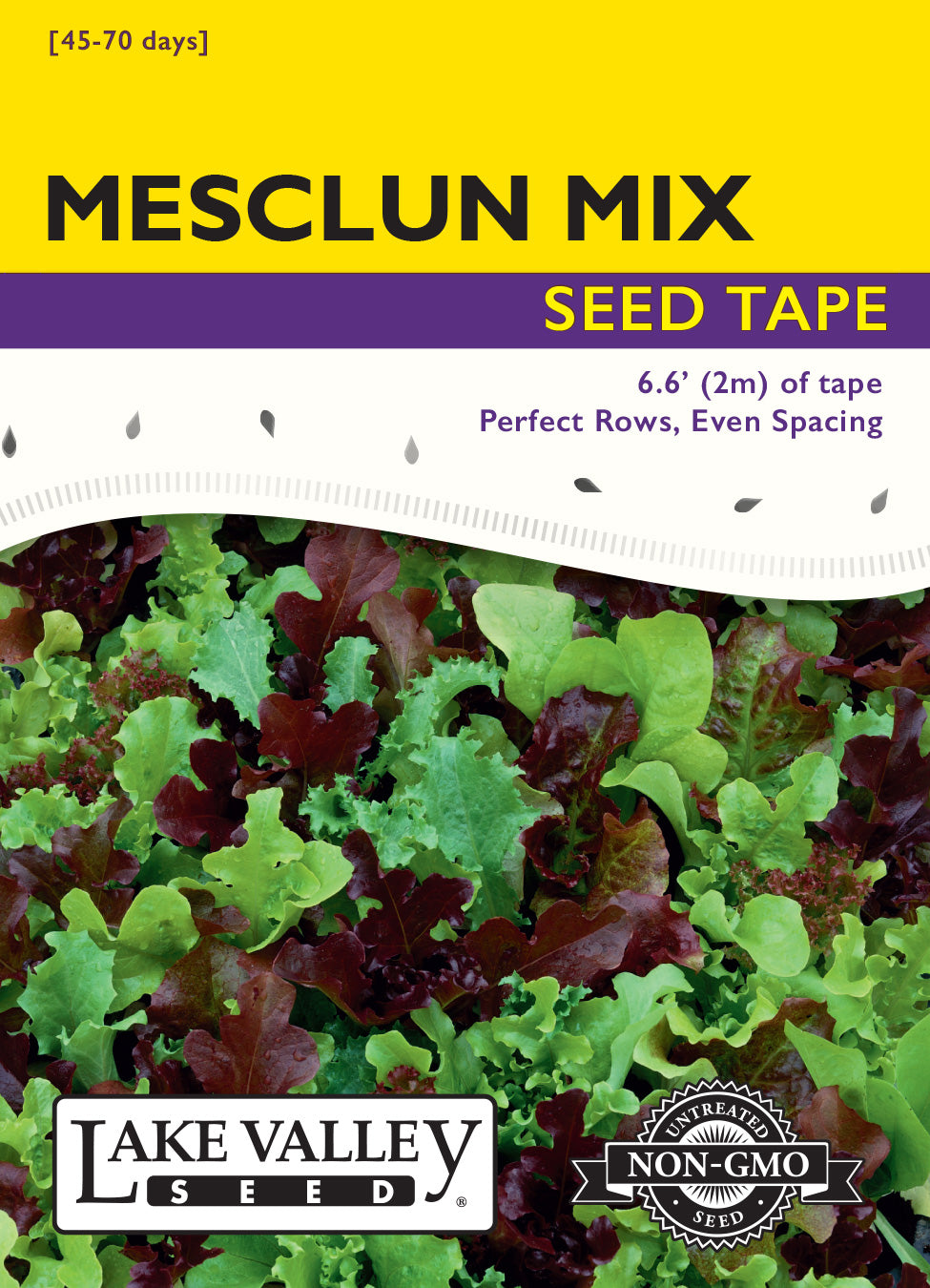 Lettuce Mesclun Mix Seed Tape