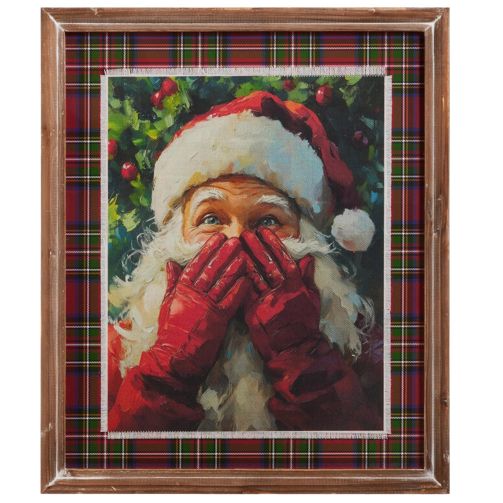 Santa's Secret Framed Wall Art