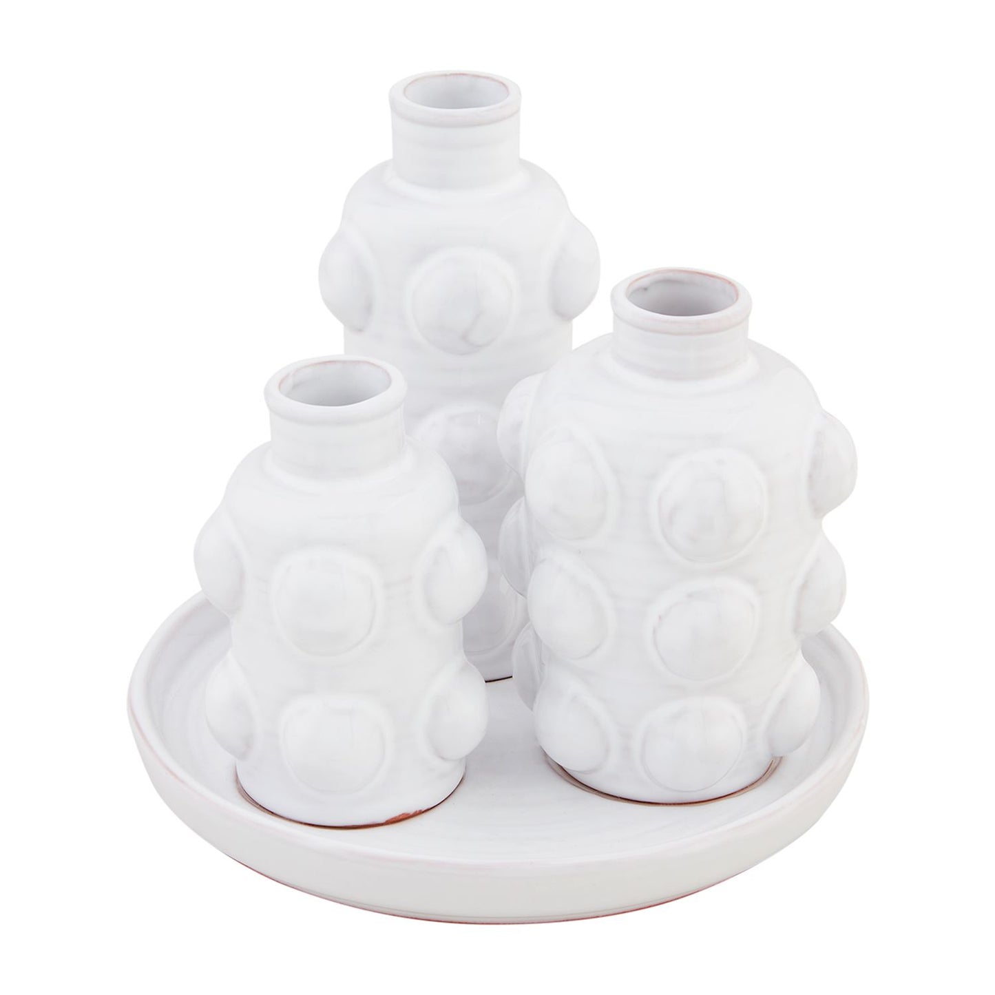 Bead Triple Vase Tray