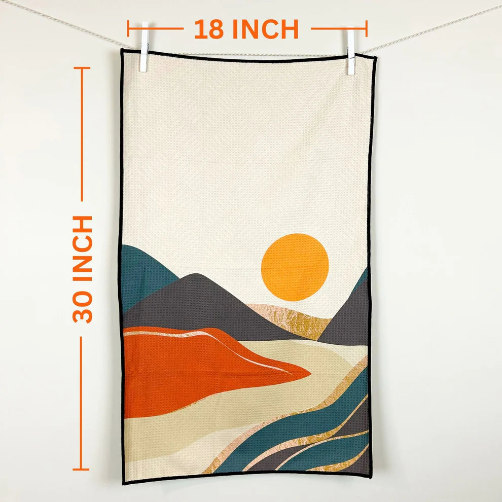 Sunrise Tea Towel