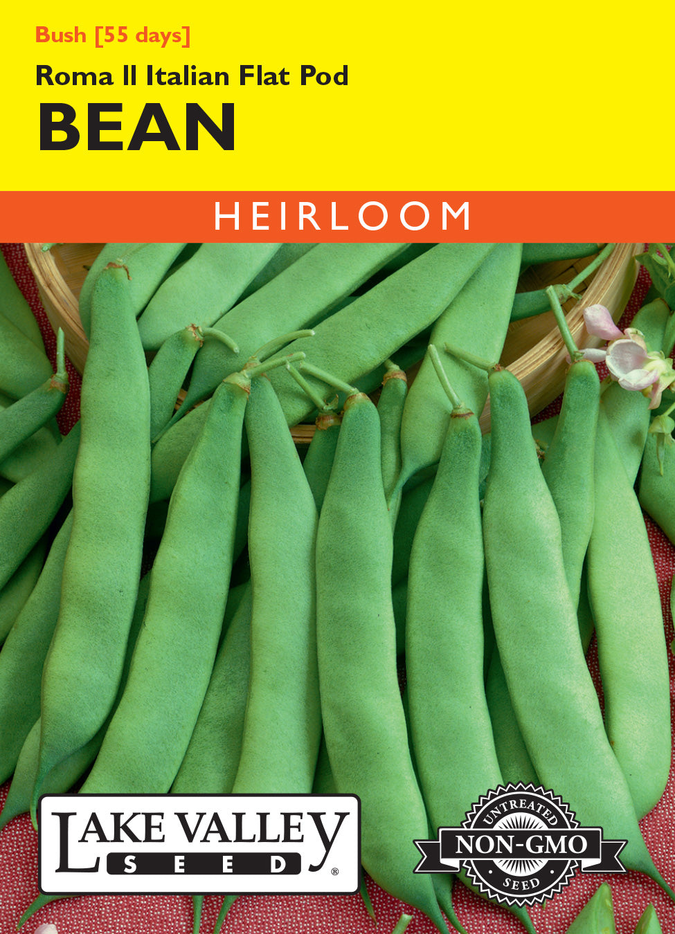 Bean Bush Roma II Italian Flat-Pod Seeds