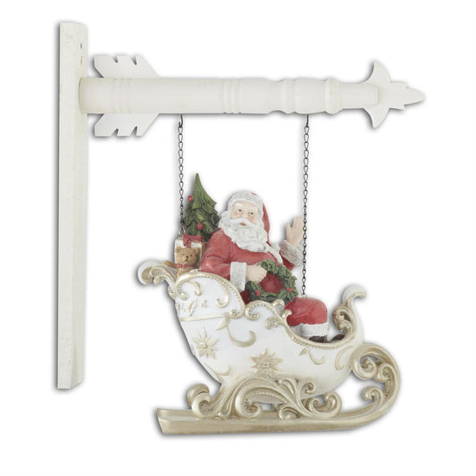 12.75 Inch Glittered Santa in Sleigh Arrow Replacement