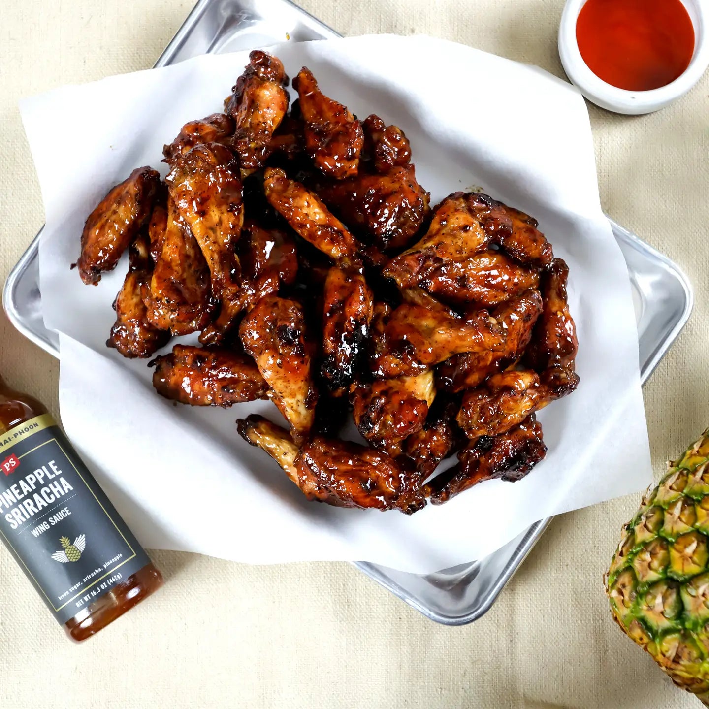 Pineapple Sriracha Wing Sauce