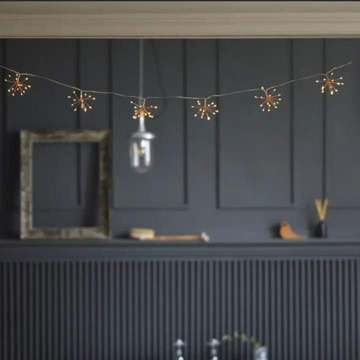 Copper Starburst Chain Lights