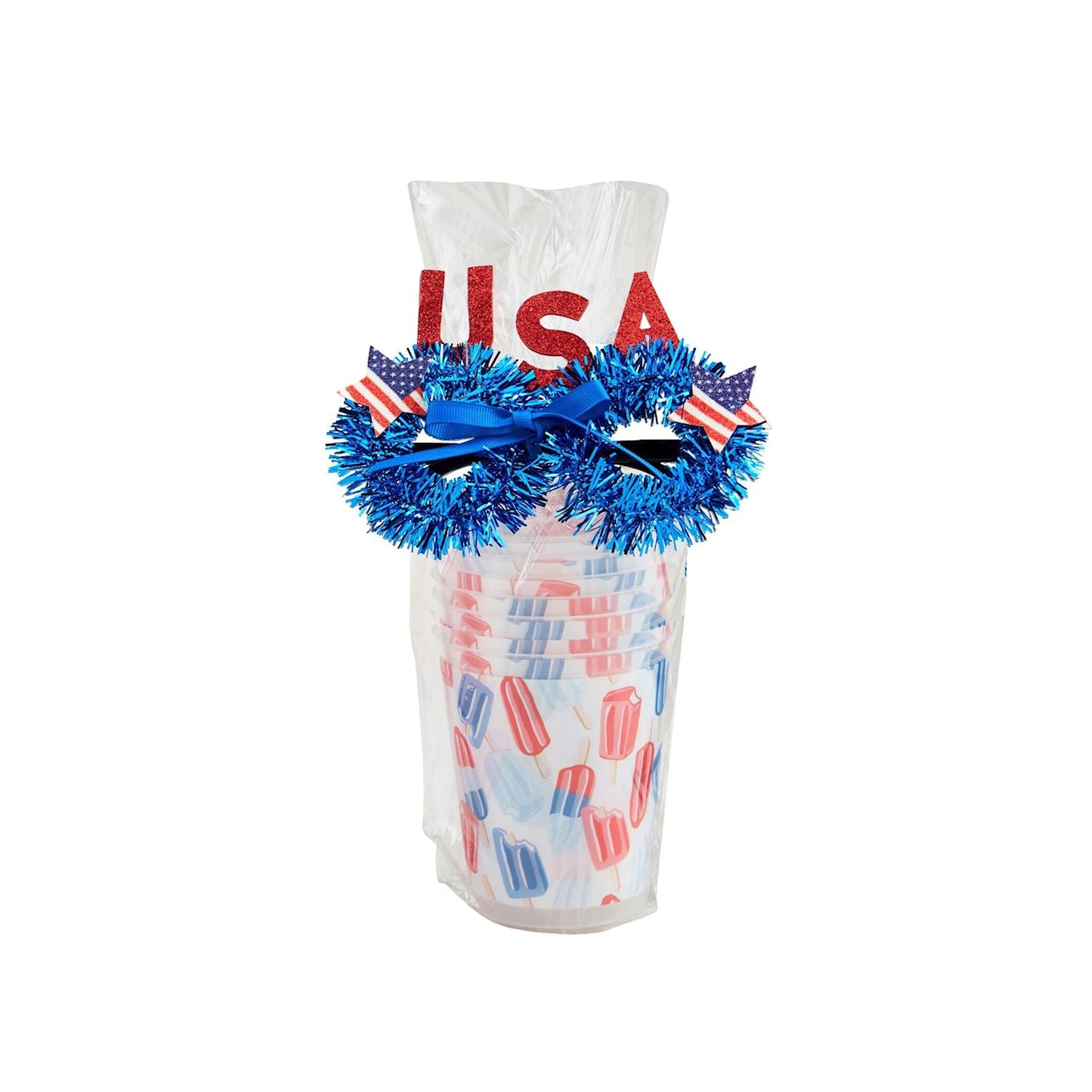 4th of July Party Cup & Glasses Set