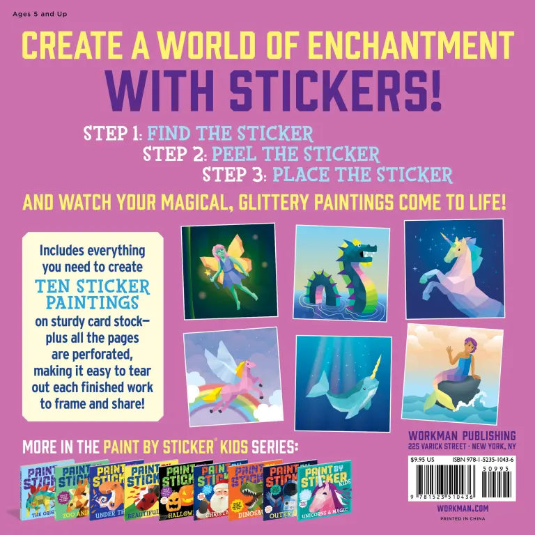 Paint by Sticker Kids: Mermaids & Magic
