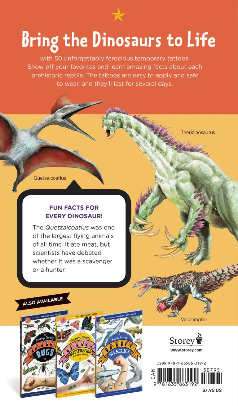 Roaring Rumbling Tattoo Dinosaurs