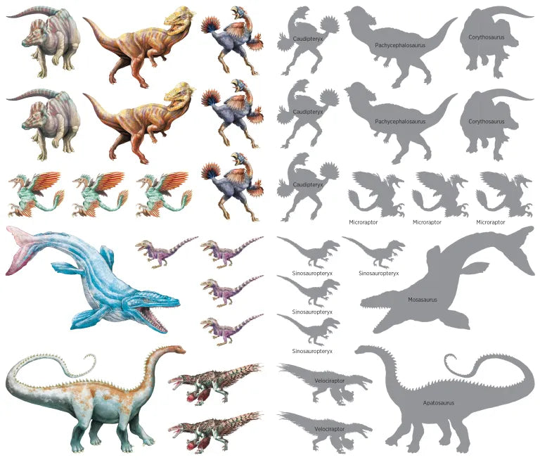 Roaring Rumbling Tattoo Dinosaurs