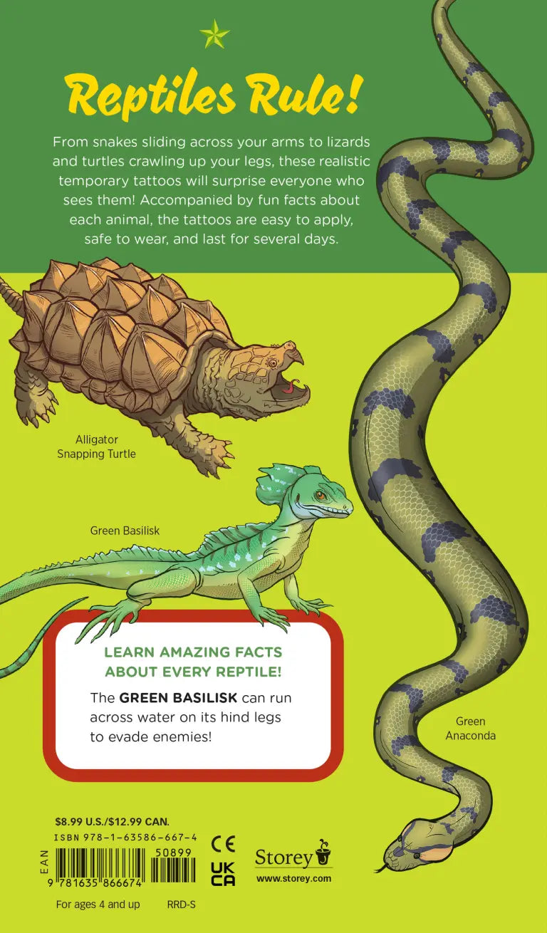 Snakes & Other Reptile Tattoos