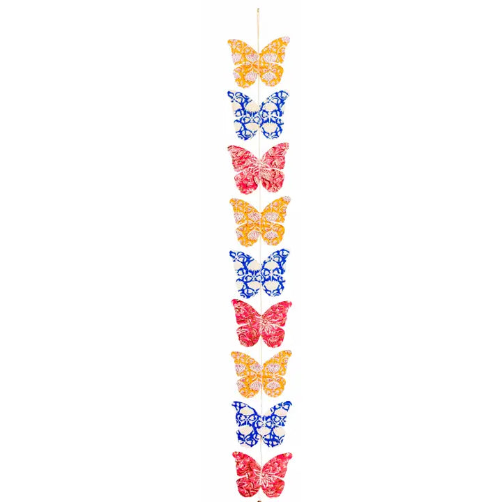 Hand Made Paper Butterfly Garland